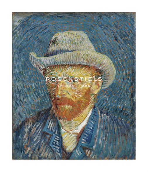 Vincent Van Gogh Hand Numbered Limited Edition Print on Paper :"Self-Portrait with Grey Felt Hat"