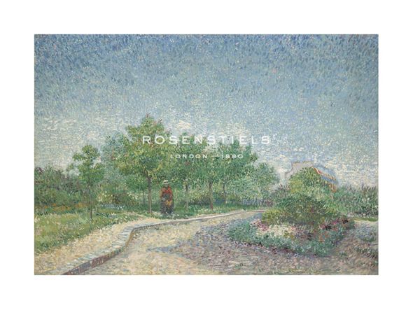 Vincent Van Gogh Hand Numbered Limited Edition Print on Paper :"Square Saint-Pierre, Paris"