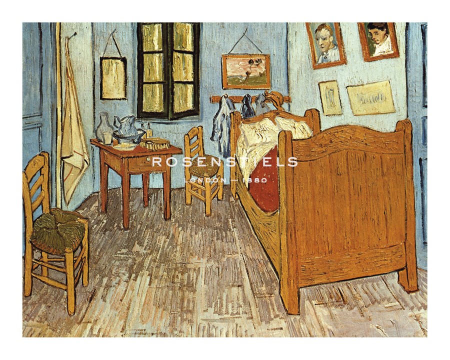 Vincent Van Gogh Hand Numbered Limited Edition Print on Paper :"The Bedroom"