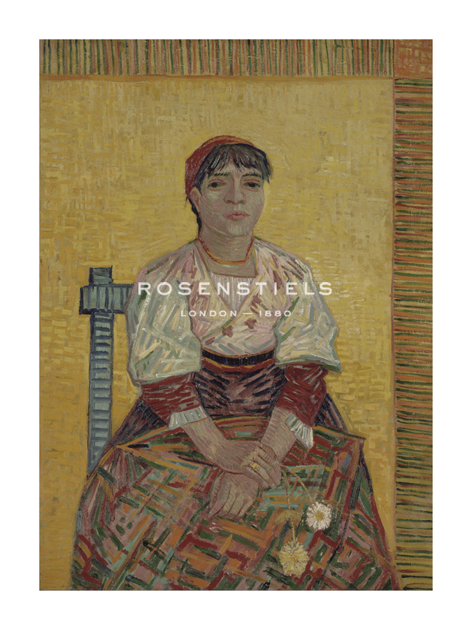 Vincent Van Gogh Hand Numbered Limited Edition Print on Paper :"The Italian Woman"