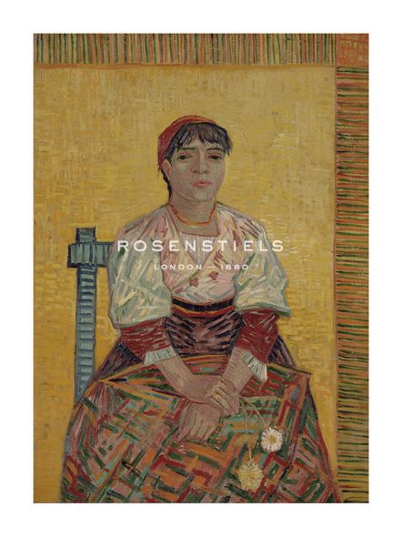 Vincent Van Gogh Hand Numbered Limited Edition Print on Paper :"The Italian Woman"