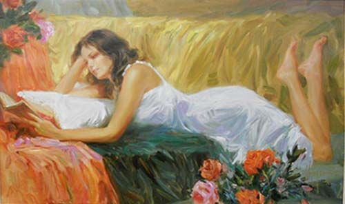 Vladimir Volegov Limited Edition Hand Embellished Giclee on Canvas Large:"Lost in Tale"