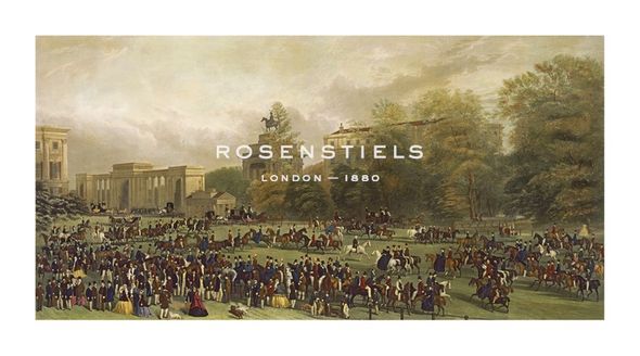 W and H Barraud Hand Numbered Limited Edition Print on Paper :"Rotten Row, Hyde Park, London"