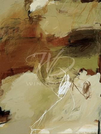 Wade Owen Limited Edition Hand-Embellished Giclee on Canvas:"Tawny Grass Bird II"