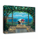 Walfrido Garcia Artist Signed Disney Ltd Ed Gallery Wrap Canvas:"Lunch Under the Lemon Trees"