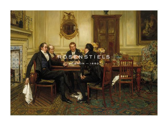 Walter Dendy Sadler Hand Numbered Limited Edition Print on Paper :"Over the Nuts and Wine"