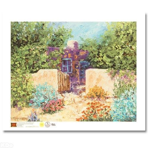 Wanda Kippenbrock Hand-signed Canvas Giclee: "Adobe Hideaway"