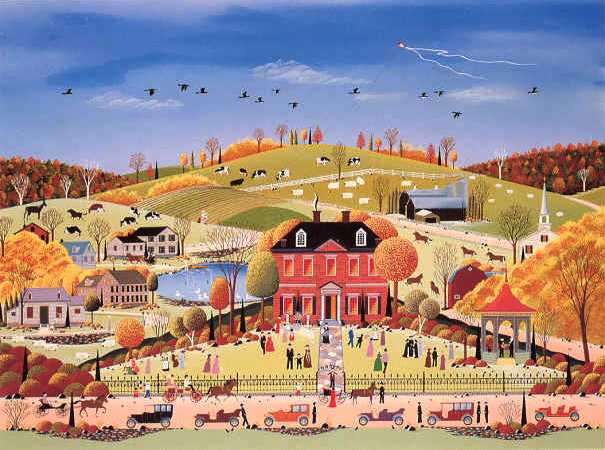 Wantanabe Serigraph on 100% Rag Paper:"Garden Party"