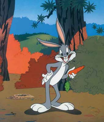Warner Bros. Hand-Painted Limited Edition Cel:"Classic Bugs"