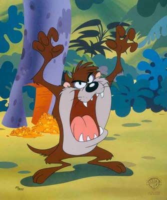 Warner Bros. Hand-Painted Limited Edition Cel:"Classic Taz"