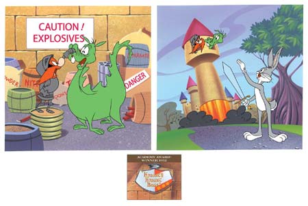 Warner Bros. Limited Edition Animation Art :"Award Winning Series: Knighty Knight Bugs"