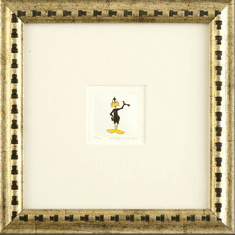 Warner Bros. Limited Edition Etching on Paper with Hand Tinted Coloring: "Daffy Duck"