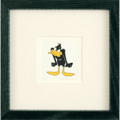 Warner Bros. Limited Edition Etching on Paper with Hand Tinted Coloring: "Daffy Duck"
