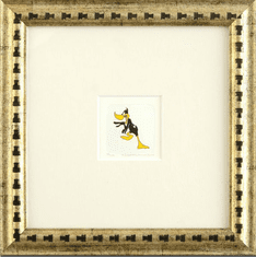 Warner Bros. Limited Edition Etching on Paper with Hand Tinted Coloring: "Daffy Duck"