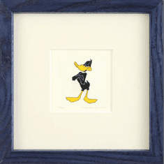 Warner Bros. Limited Edition Etching on Paper with Hand Tinted Coloring: "Daffy Duck"