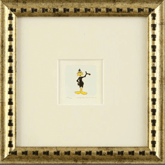 Warner Bros. Limited Edition Etching on Paper with Hand Tinted Coloring: "Daffy Duck"