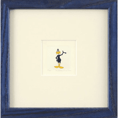Warner Bros. Limited Edition Etching on Paper with Hand Tinted Coloring: "Daffy Duck"