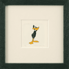 Warner Bros. Limited Edition Etching on Paper with Hand Tinted Coloring: "Daffy Duck"