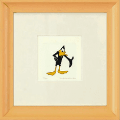 Warner Bros. Limited Edition Etching on Paper with Hand Tinted Coloring: "Daffy Duck"