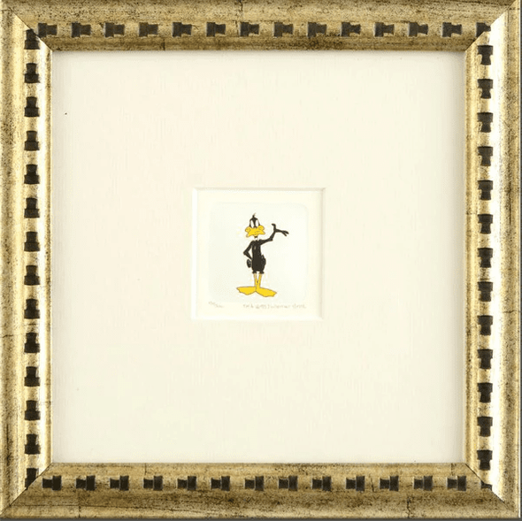 Warner Bros. Limited Edition Etching on Paper with Hand Tinted Coloring: "Daffy Duck"