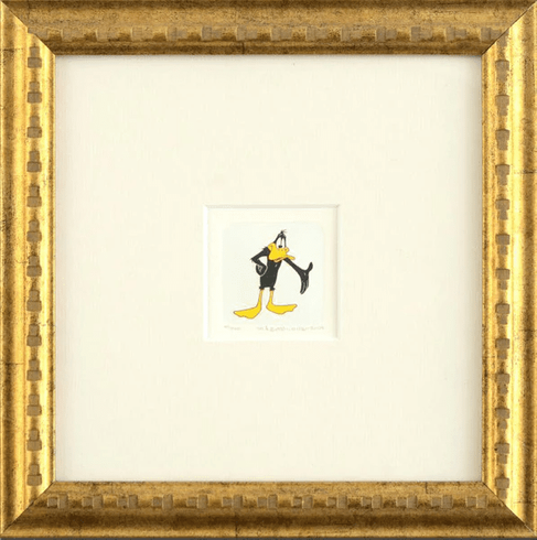Warner Bros. Limited Edition Etching on Paper with Hand Tinted Coloring: "Daffy Duck"