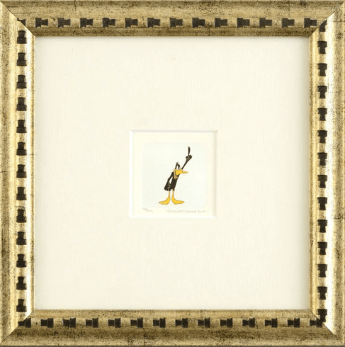 Warner Bros. Limited Edition Etching on Paper with Hand Tinted Coloring: "Daffy Duck"