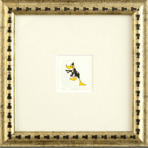 Warner Bros. Limited Edition Etching on Paper with Hand Tinted Coloring: "Daffy Duck"