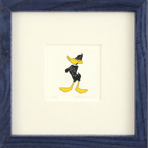 Warner Bros. Limited Edition Etching on Paper with Hand Tinted Coloring: "Daffy Duck"