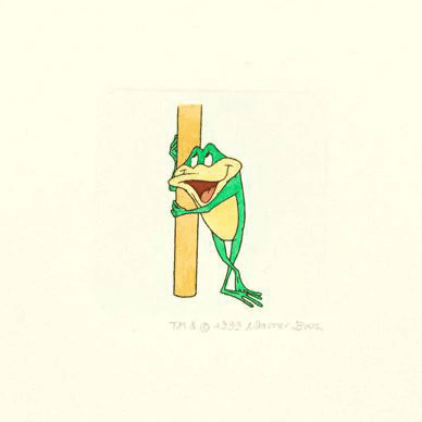 Warner Bros. Limited Edition Etching on Paper with Hand Tinted Coloring: "Michigan J. Frog"