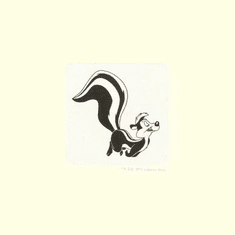 Warner Bros. Limited Edition Etching on Paper with Hand Tinted Coloring: "Pepe Le Pew"