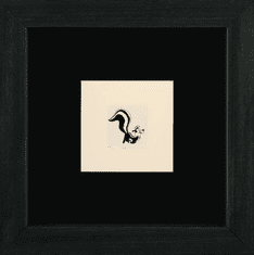 Warner Bros. Limited Edition Etching on Paper with Hand Tinted Coloring: "Pepe Le Pew"