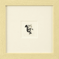 Warner Bros. Limited Edition Etching on Paper with Hand Tinted Coloring: "Pepe Le Pew"