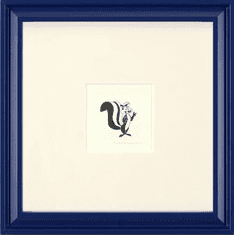 Warner Bros. Limited Edition Etching on Paper with Hand Tinted Coloring: "Pepe Le Pew"