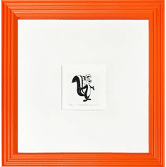 Warner Bros. Limited Edition Etching on Paper with Hand Tinted Coloring: "Pepe Le Pew"