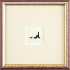 Warner Bros. Limited Edition Etching with Hand Tinted Coloring on Paper: "Sylvester the Cat"