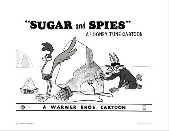 Warner Bros. Limited Edition Gicle on Paper: "Sugar and Spies"