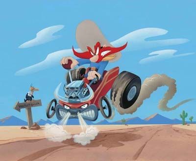 Warner Bros. Limited Edition Giclee on Paper:"Yosemite's Wild Ride"