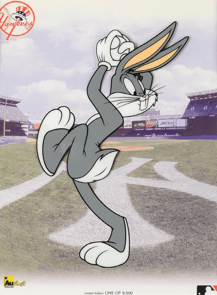 Warner Bros. Limited Edition Sericel: "Bugs Bunny Pitching with the Yankees"