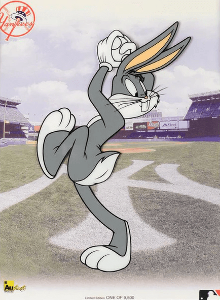 Warner Bros. Limited Edition Sericel: "Bugs Bunny Pitching with the Yankees"