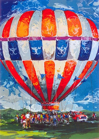 Wayland Moore Limited Edition Hand Pulled Serigraph on Paper: "LIFT OFF"