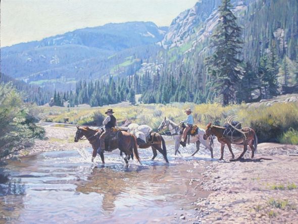 Wayne Justus Limited Edition Canvas Giclee:"A Time To Remember"