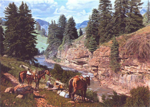 Wayne Justus Limited Edition Print:"Rest and Relaxation"