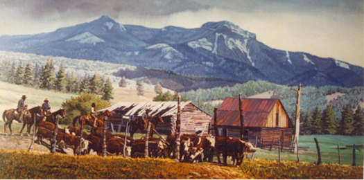 Wayne Justus Limited Edition Print:"Where Ranching Is A Legacy"