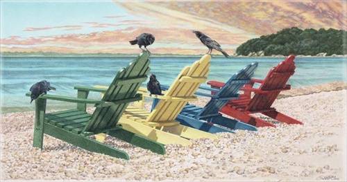 Westlake Open Edition Canvas: "Evening Call"
