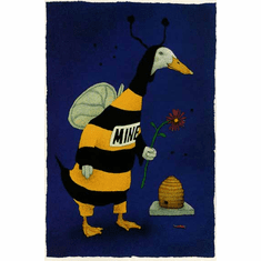 Will Bullas Fine Art Limited Edition Paper :"Please Bee Mine"