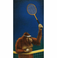 Will Bullas Fine Art Limited Edition Paper :"Tennis Anyone?"