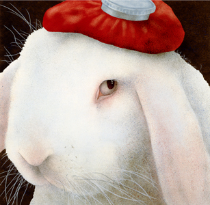 Will Bullas Fine Art Open Edition Canvas :"Even My Hare Hurts"