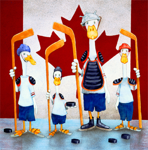 Will Bullas Fine Art Open Edition Canvas :"Home Team"