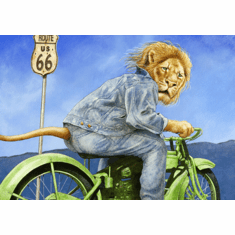 Will Bullas Fine Art Open Edition Canvas :"King of the Road "