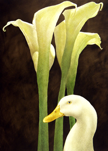 Will Bullas Fine Art Open Edition Canvas :"Lillies of the Field"